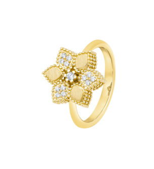 Stella D'Oro 18K Yellow Gold Diamond Ring