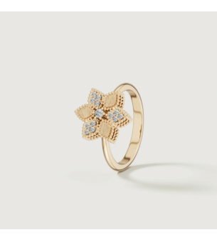 Stella D'Oro 18K Yellow Gold Diamond Ring