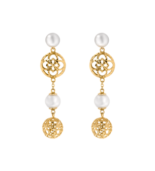 Kiku Pearl Earrings