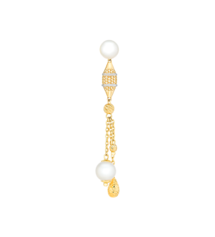 Kiku Trendy Freshwater Pearl Earrings