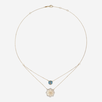YOUTH Diamond Necklace - Double Layered Mother's Day Collection