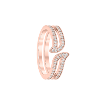 Alif Rose Gold Diamond Ring