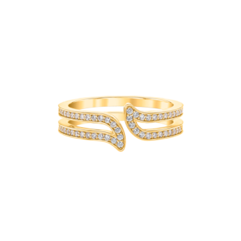 خاتم ألف ألماسي من الذهب الأصفر