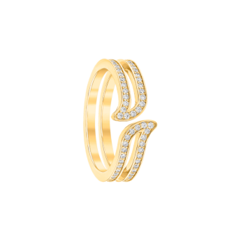 خاتم ألف ألماسي من الذهب الأصفر