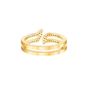 خاتم ألف ألماسي من الذهب الأصفر