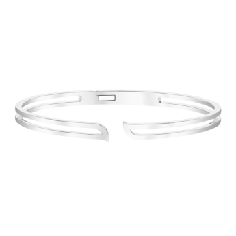 Alif White Gold Bangle