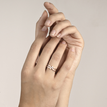 Alif Rose Gold Ring