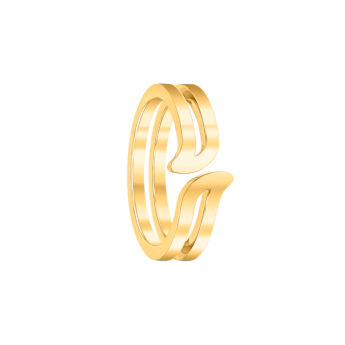 Alif Yellow Gold Ring