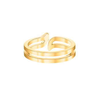Alif Yellow Gold Ring