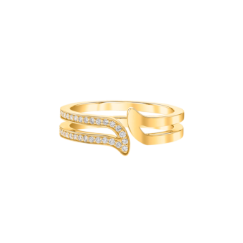 خاتم ألف ألماسي من الذهب الأصفر