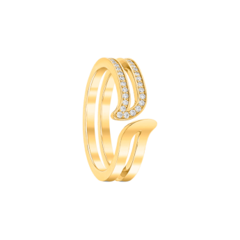 خاتم ألف ألماسي من الذهب الأصفر