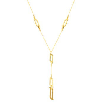 Alif Unity Y Necklace 18K Yellow Gold &Diamond 