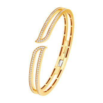 ALIF ETERNAL DIAMOND BANGLE IN 18K YELLOW GOLD 