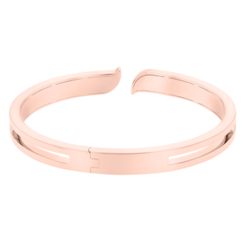 سوار صلب ألِف موزاييك مُرصّع بأحجار الملكيت والألماس من الذهب الوردي عيار 18 قيراط