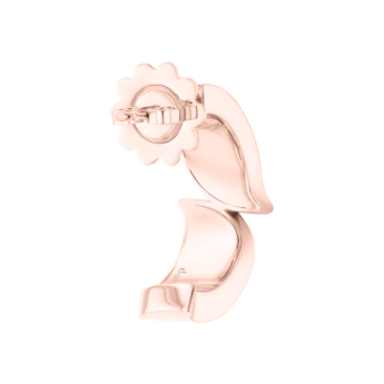 Alif Mosaic Lapis Lazuli & Diamond Hoop Earrings In 18K Rose Gold