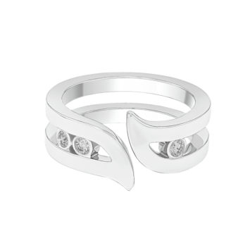 Alif Brilliance 18k White Gold and Diamond Ring