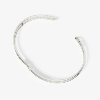 Alif Brilliance 18k White Gold and Diamond Bangle