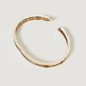 Alif Pave 18k Yellow Gold Diamond Bangle