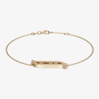 Alif Brilliance 18k Yellow Gold and Diamond Bracelet