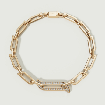 Alif Unity Chain Bracelet 18K Yellow Gold & Diamond