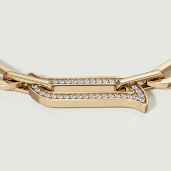 Alif Unity Chain Bracelet 18K Yellow Gold & Diamond