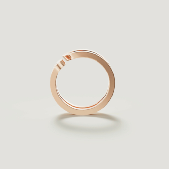 Alif Rose Gold Ring