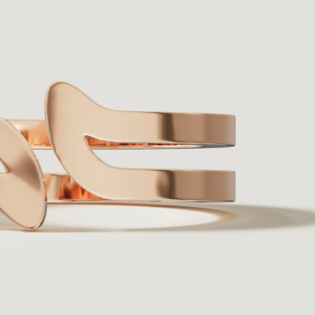 Alif Rose Gold Ring