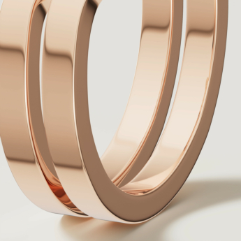 Alif Rose Gold Diamond Ring