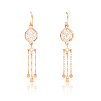 Al Qasr Earrings in 18k Gold