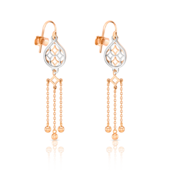 Al Qasr Earrings in 18k Gold