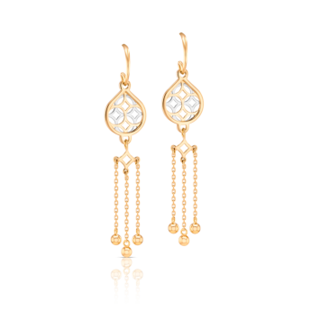 Al Qasr Earrings in 18k Gold