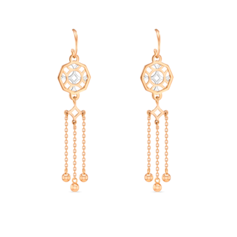 Al Qasr Earrings in 18k Gold