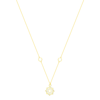 Al Qasr Star Necklace In 18K Yellow Gold