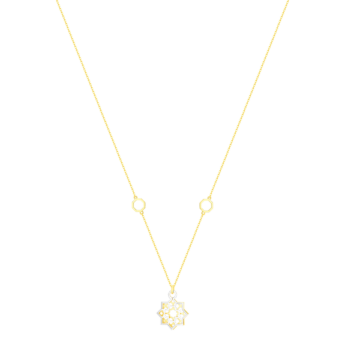 Al Qasr Star Necklace In 18K Yellow Gold