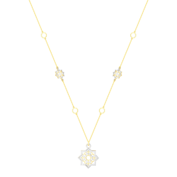 Al Qasr Star Necklace In 18K Yellow Gold