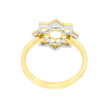 Al Qasr Star Ring In 18K Yellow Gold
