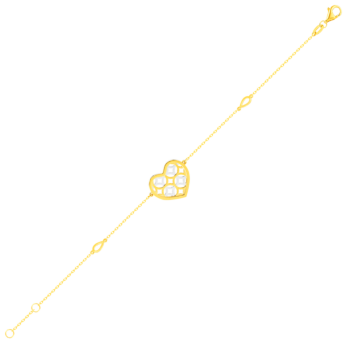 Al Qasr Bracelet In 18K Yellow and White Gold