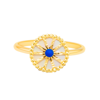 خاتم أميليا دبي من الذهب الأصفر عيار 18 قيراط