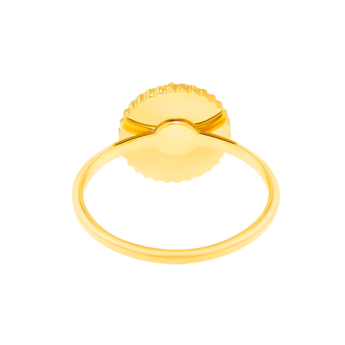 خاتم أميليا دبي من الذهب الأصفر عيار 18 قيراط