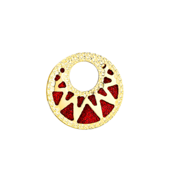 Amelia Maasai 18k Gold Mother of Pearl Earrings