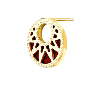 Amelia Maasai 18k Gold Mother of Pearl Earrings