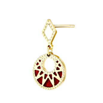 Amelia Maasai 18k Gold Mother of Pearl Earrings