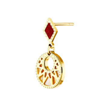 Amelia Maasai 18k Gold Mother of Pearl Earrings