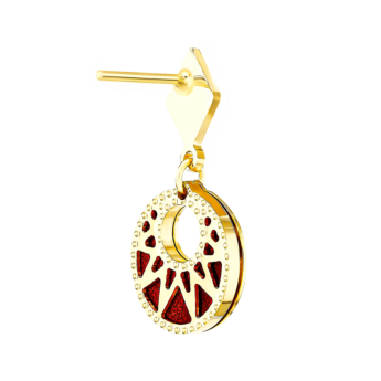 Amelia Maasai 18k Gold Mother of Pearl Earrings