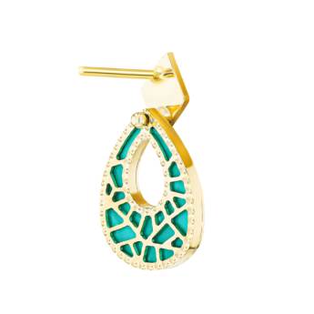 Amelia Maasai 18k Gold Mother of Pearl Earrings