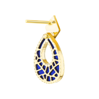 Amelia Maasai 18k Gold Mother of Pearl Earrings