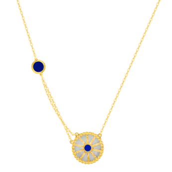 عقد أميليا دبي من الذهب الأصفر عيار 18 قيراط