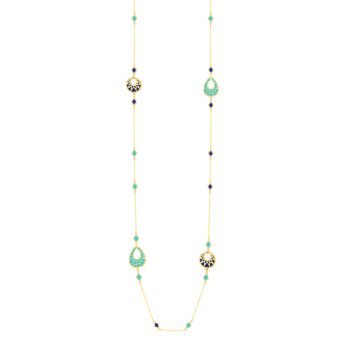 Amelia Maasai 18k Gold Mother of Pearl Necklace