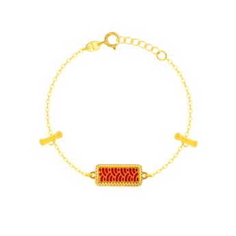 سوار أميليا طوكيو بوجهين على شكل مستطيل مع 