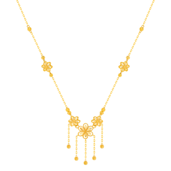 Anmol Floret Festoon Necklace in 21K Yellow Gold 